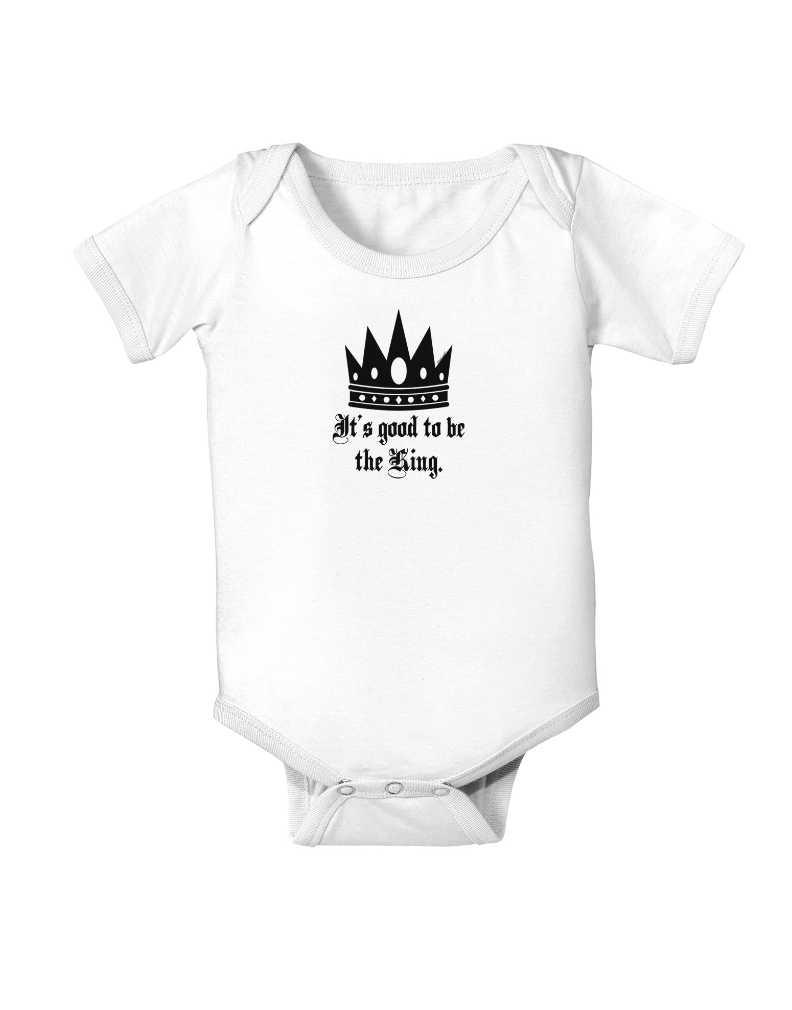 It's Good to be the King - Boss Day Baby Bodysuit One Piece-Baby Romper-TooLoud-White-06-Months-Davson Sales
