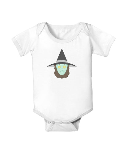 Happy Witch Baby Bodysuit One Piece-Baby Romper-TooLoud-White-06-Months-Davson Sales