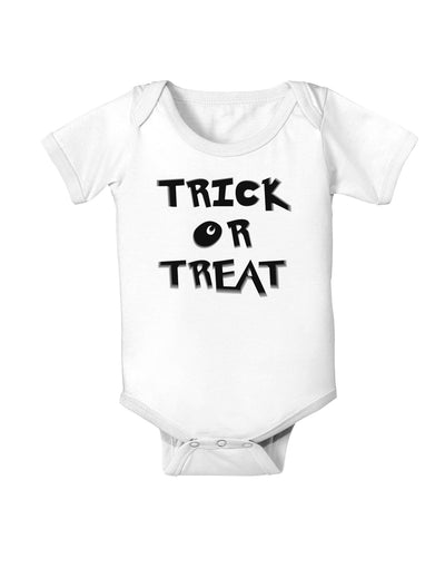 Trick or Treat Halloween Pumpkin Baby Bodysuit One Piece-Baby Romper-TooLoud-White-06-Months-Davson Sales