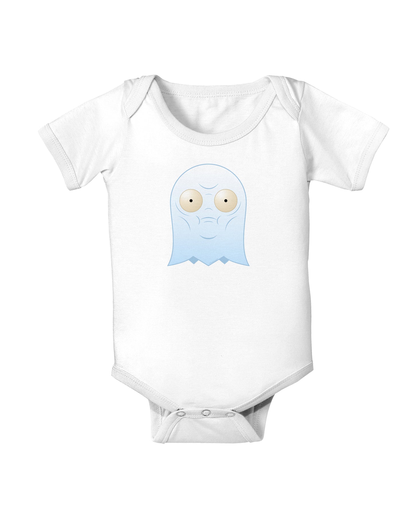 Intense Ghost Baby Bodysuit One Piece-Baby Romper-TooLoud-White-06-Months-Davson Sales
