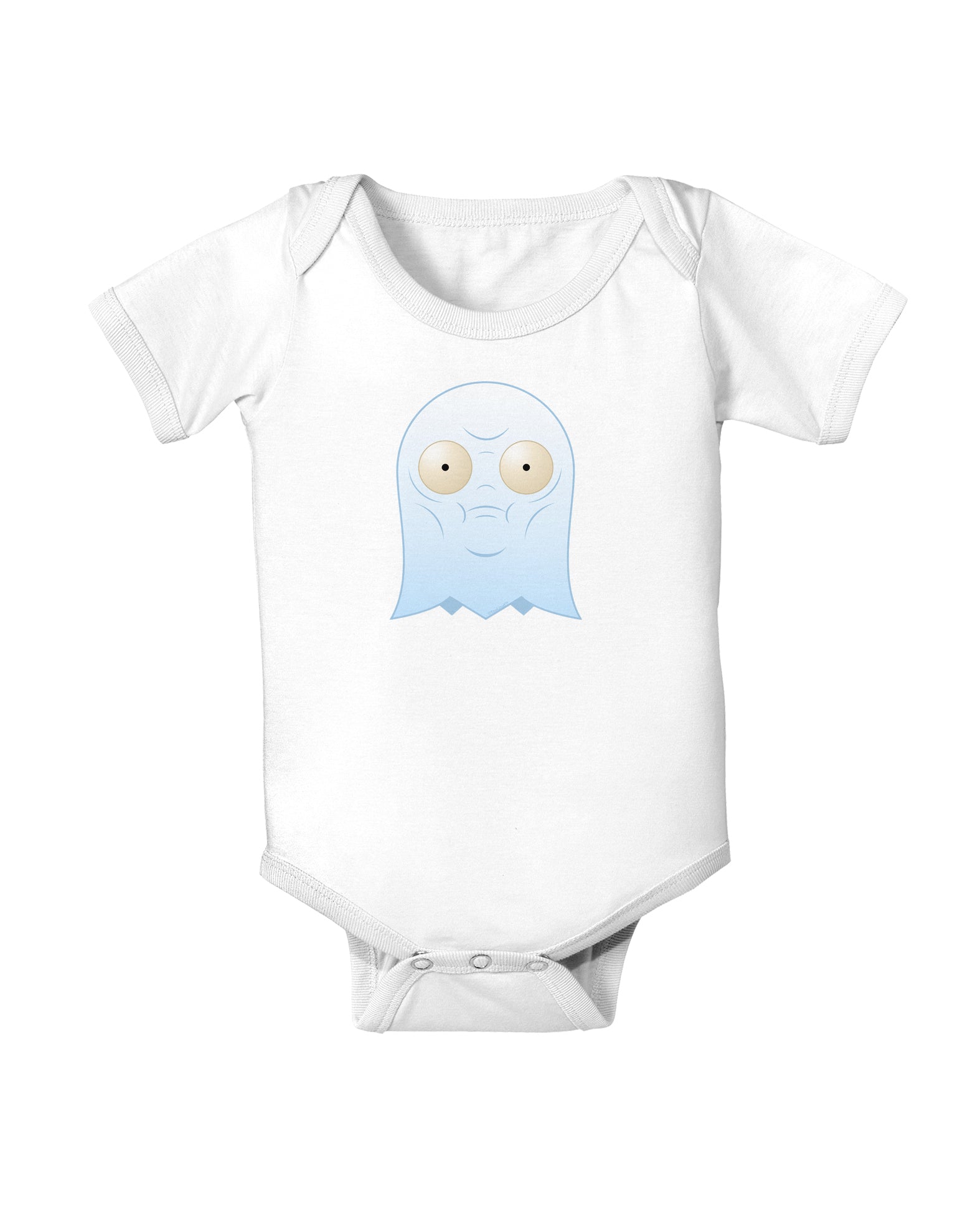 Intense Ghost Baby Bodysuit One Piece-Baby Romper-TooLoud-White-06-Months-Davson Sales