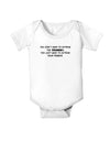 You Don't Have to Outrun the Zombies Baby Bodysuit One Piece-Baby Romper-TooLoud-White-06-Months-Davson Sales