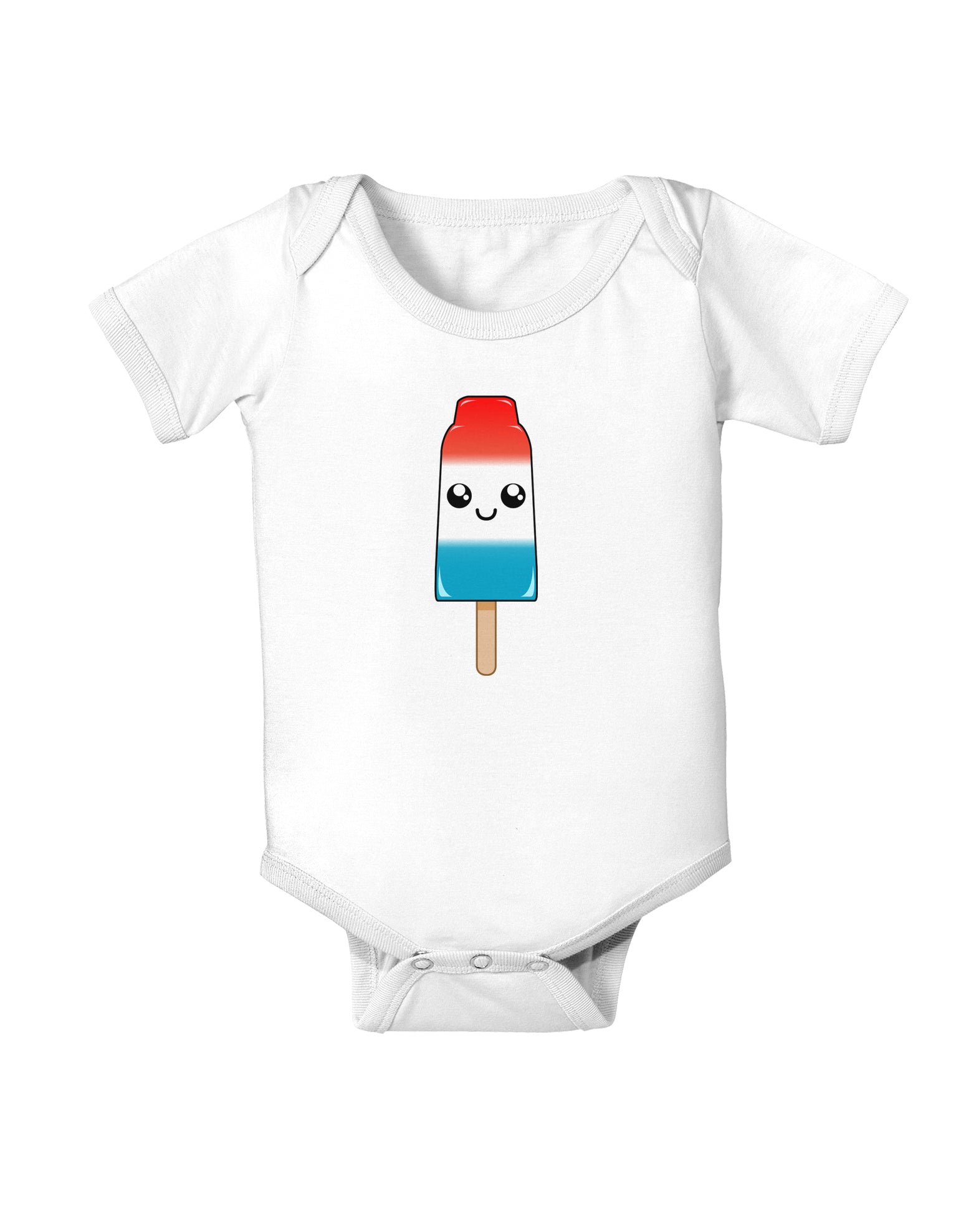 Popsicle Baby Bodysuit One Piece-Baby Romper-TooLoud-White-06-Months-Davson Sales