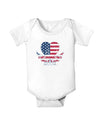 American Flag Decorative Floral Heart Vintage Baby Bodysuit One Piece-Baby Romper-TooLoud-White-06-Months-Davson Sales
