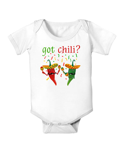 Got Chili Infant Onesie-TooLoud-White-06-Months-Davson Sales