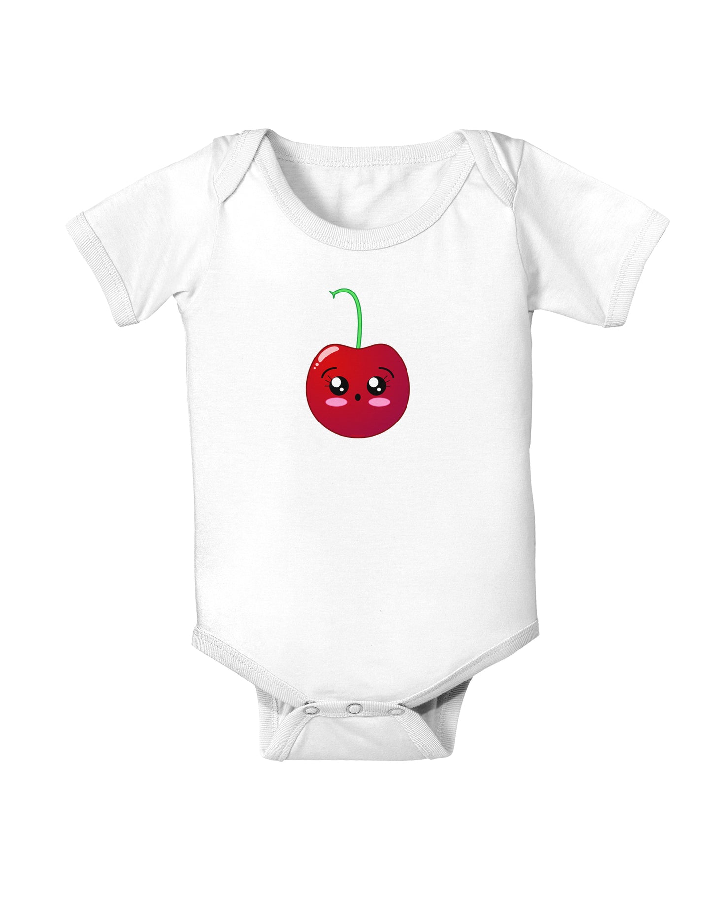 Sheri Cherry Baby Bodysuit One Piece-Baby Romper-TooLoud-White-06-Months-Davson Sales