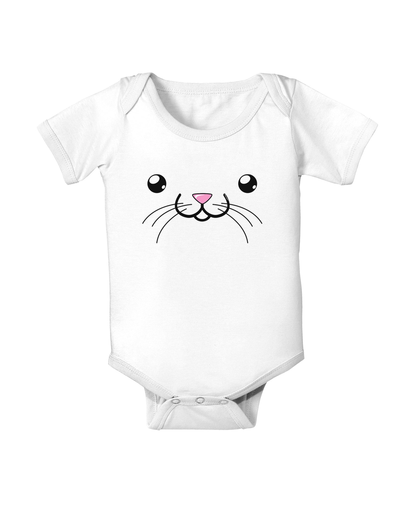 Kyu-T Face - Tiny the Mouse Infant Onesie-TooLoud-White-06-Months-Davson Sales