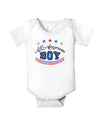 All-American Boy Baby Bodysuit One Piece-Baby Romper-TooLoud-White-06-Months-Davson Sales