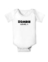 Zombie Level 1 - Funny - Halloween Baby Bodysuit One Piece-Baby Romper-TooLoud-White-06-Months-Davson Sales