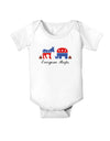 Everyone Poops Donkey Elephant Baby Bodysuit One Piece-Baby Romper-TooLoud-White-06-Months-Davson Sales