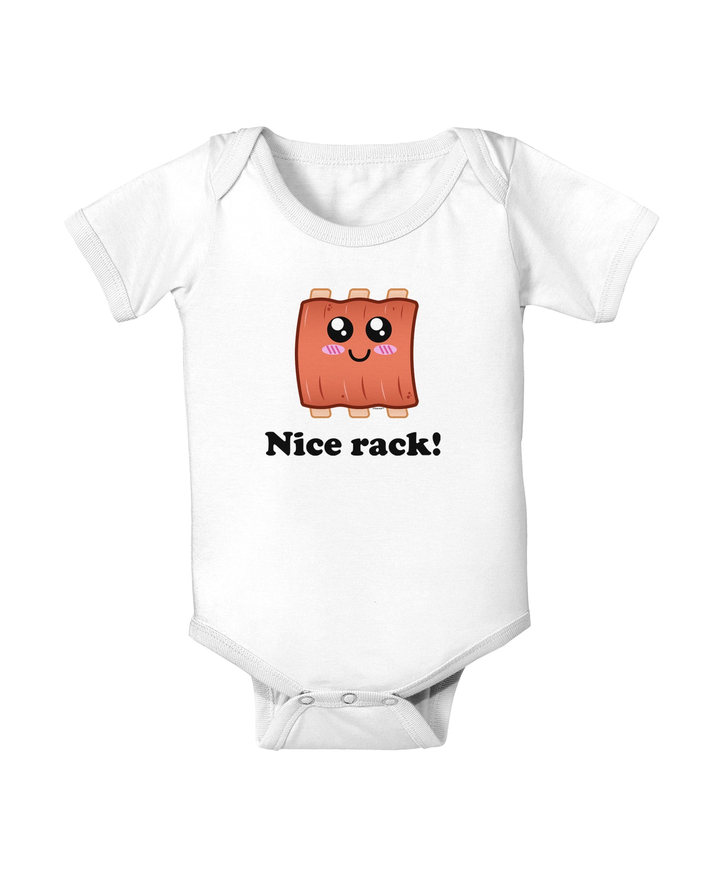 Nice Rack Baby Bodysuit One Piece-Baby Romper-TooLoud-White-06-Months-Davson Sales