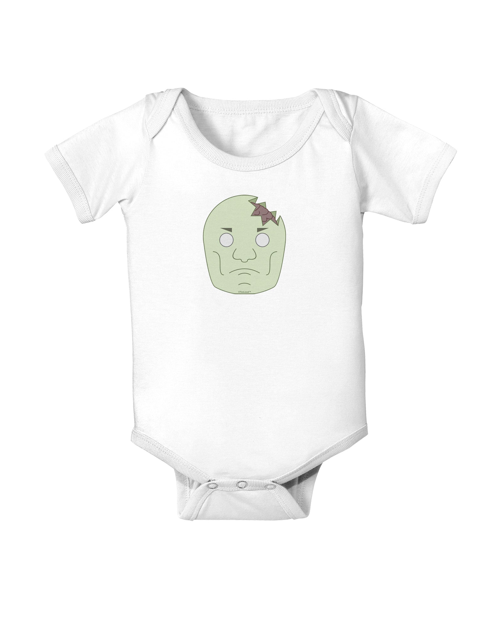 Irritated Zombie Baby Bodysuit One Piece-Baby Romper-TooLoud-White-06-Months-Davson Sales