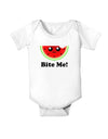 Bite Me Baby Bodysuit One Piece-Baby Romper-TooLoud-White-06-Months-Davson Sales