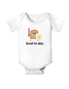 Bread for War Baby Bodysuit One Piece-Baby Romper-TooLoud-White-06-Months-Davson Sales