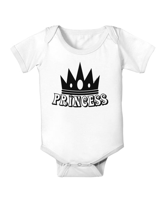 Princess Baby Bodysuit One Piece-Baby Romper-TooLoud-White-06-Months-Davson Sales