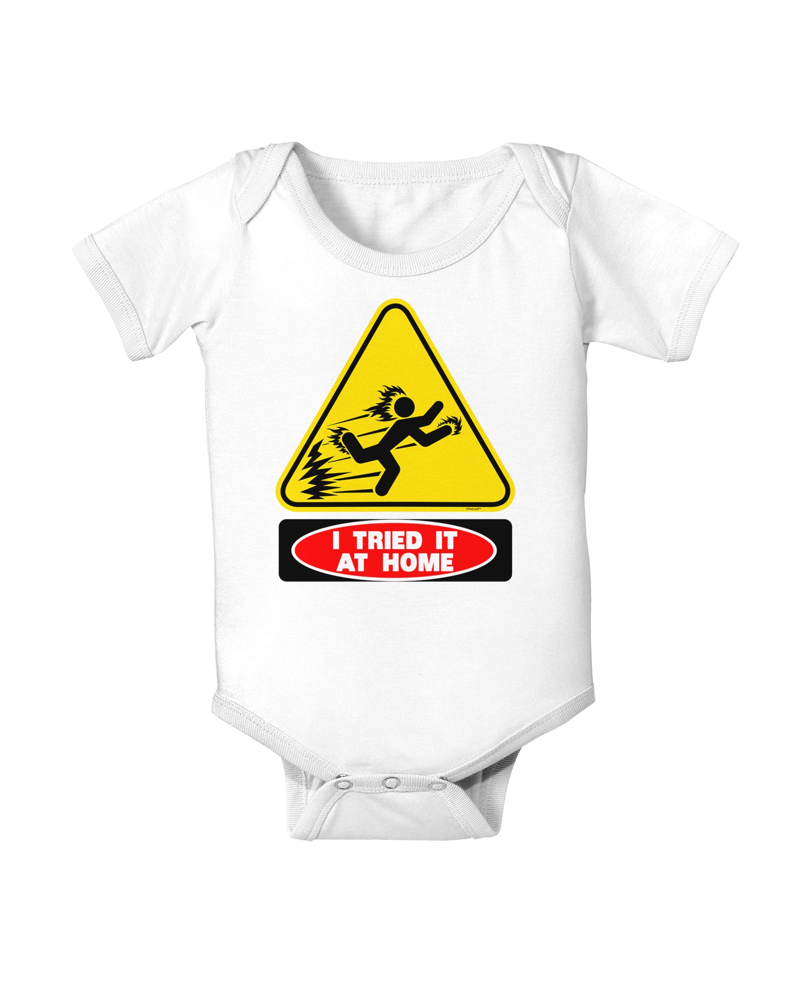 I Tried It At Home Infant Onesie-TooLoud-White-06-Months-Davson Sales