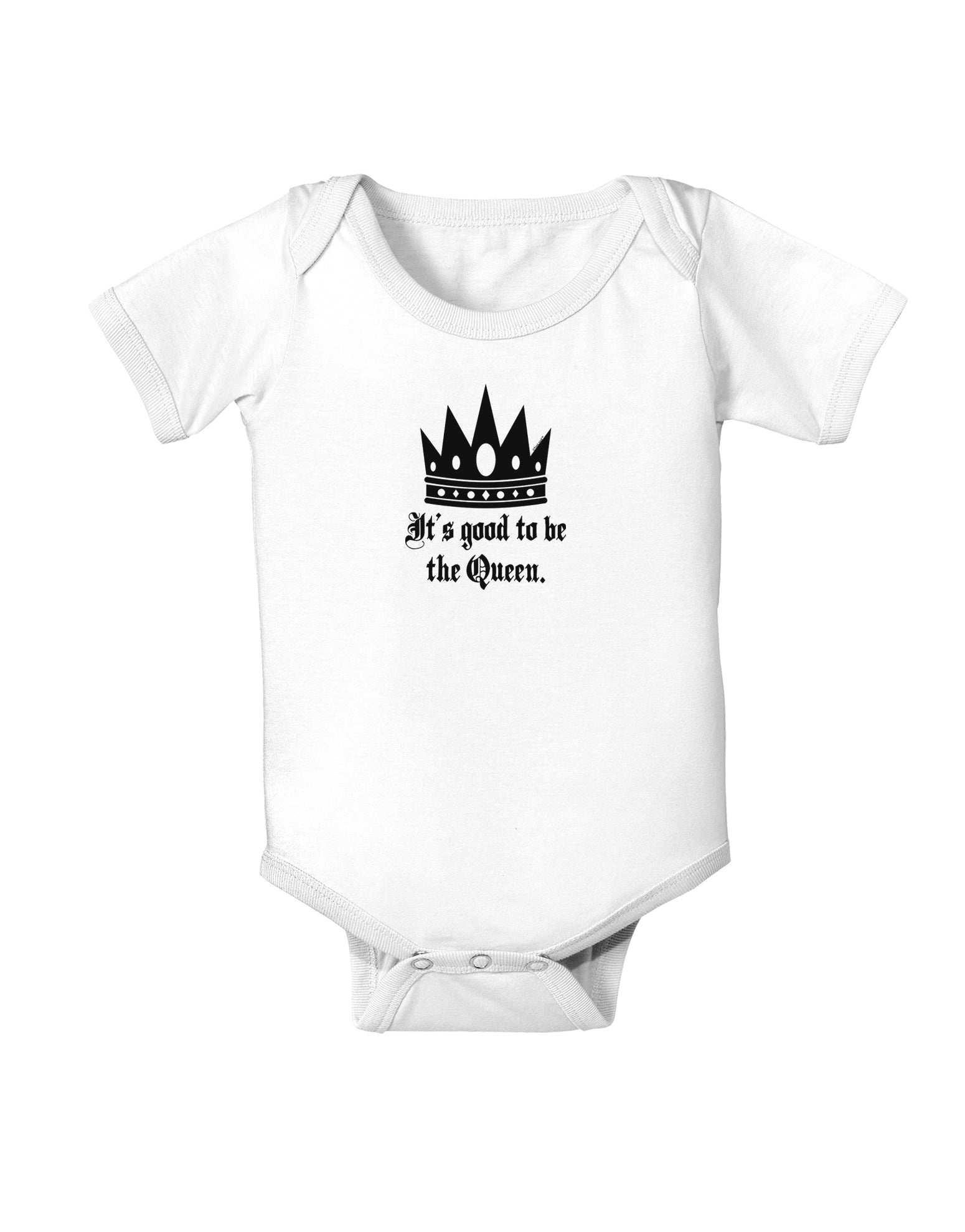 It's Good to be the Queen - Boss Day Baby Bodysuit One Piece-Baby Romper-TooLoud-White-06-Months-Davson Sales