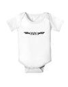 USA Stripes Monochrome Vintage Baby Bodysuit One Piece-Baby Romper-TooLoud-White-06-Months-Davson Sales