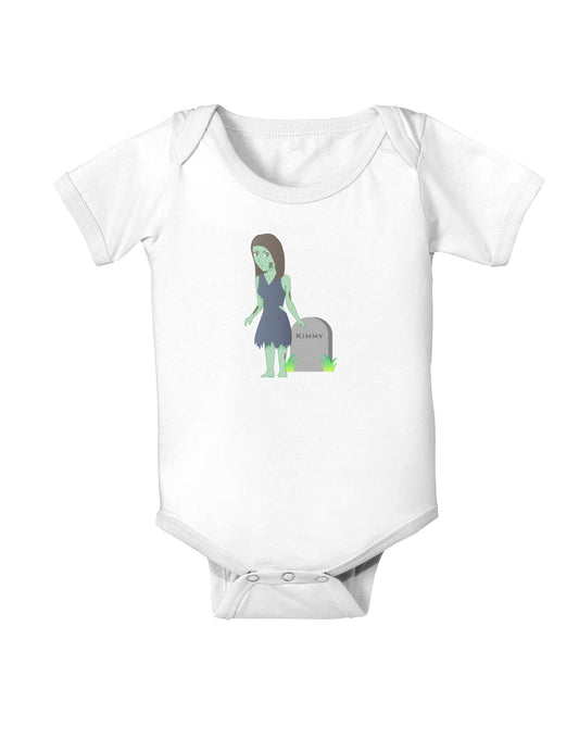 Kimmy the Zombie Girl Baby Bodysuit One Piece-Baby Romper-TooLoud-White-06-Months-Davson Sales