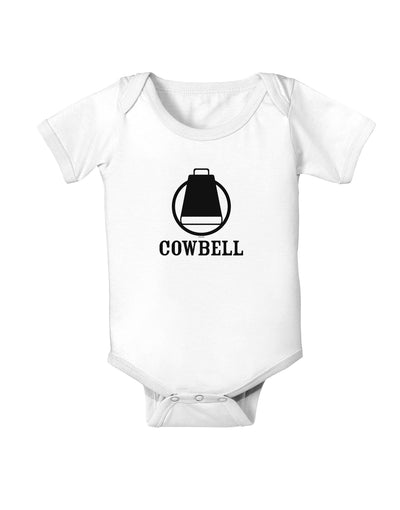 Cowbell Baby Bodysuit One Piece-Baby Romper-TooLoud-White-06-Months-Davson Sales