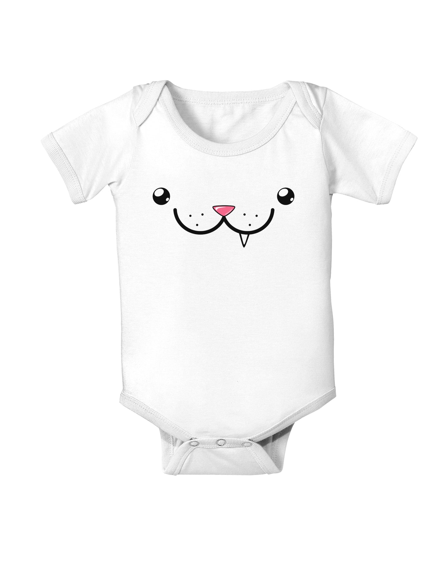 Kyu-T Face - Snaggle the critter Infant Onesie-TooLoud-White-06-Months-Davson Sales
