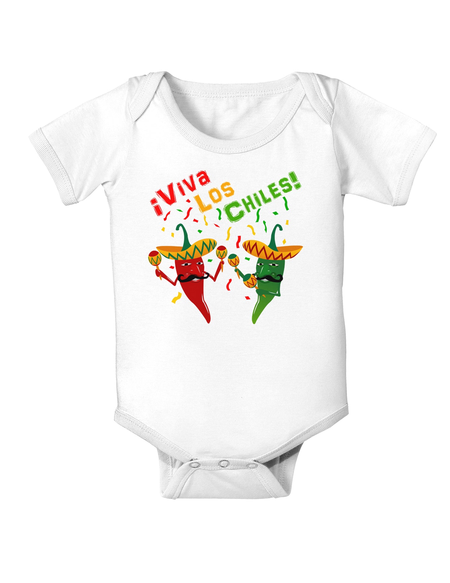 Viva Los Chiles Infant Onesie-TooLoud-White-06-Months-Davson Sales