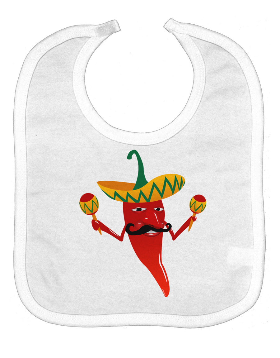 Red Hot Mexican Chili Pepper Baby Bib