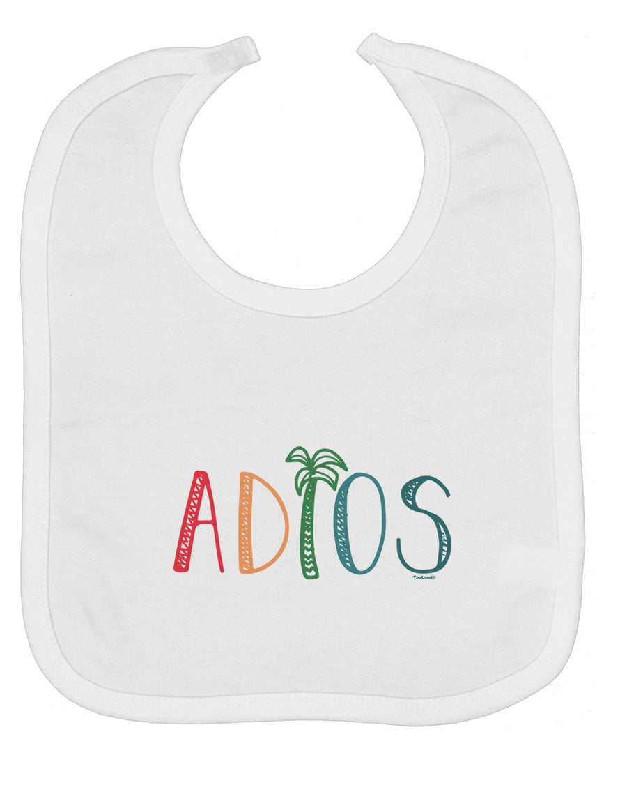 Adios Baby Bib-Baby Bib-TooLoud-White-One-Size-Baby-Davson Sales