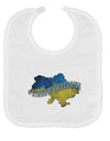 #stand with Ukraine Country Baby Bib-Baby Bib-TooLoud-White-One-Size-Baby-Davson Sales