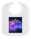 Do or Do Not Baby Bib-Baby Bib-TooLoud-White-One-Size-Baby-Davson Sales