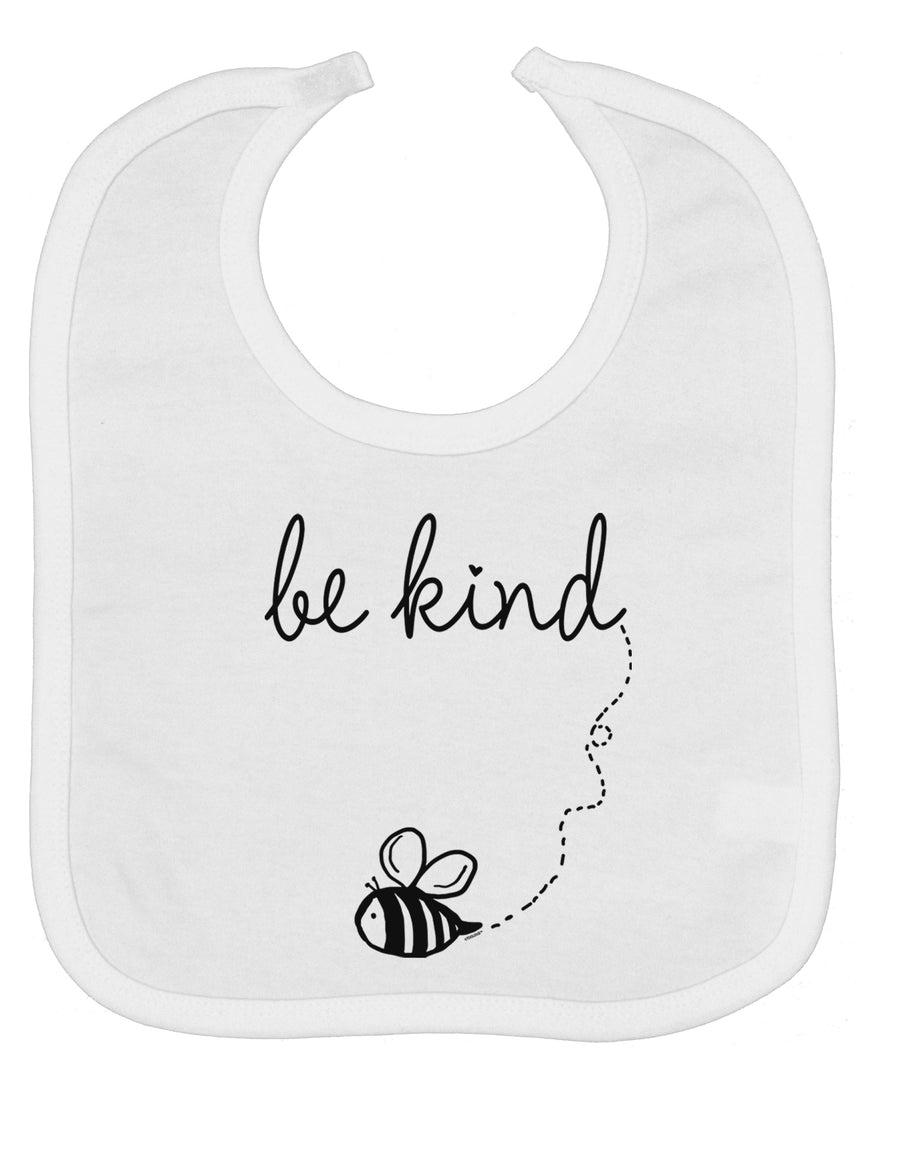 TooLoud Be Kind Baby Bib-Baby Bib-TooLoud-White-One-Size-Baby-Davson Sales