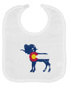 Grunge Colorado Emblem Flag Baby Bib-Baby Bib-TooLoud-White-One-Size-Baby-Davson Sales