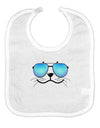 Kyu-T Face - Sealie Cool Sunglasses Baby Bib-Baby Bib-TooLoud-White-One-Size-Baby-Davson Sales