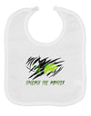 TooLoud Unleash The Monster Baby Bib-Baby Bib-TooLoud-White-One-Size-Baby-Davson Sales