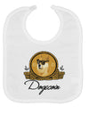 Doge Coins Baby Bib White Tooloud
