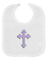 Easter Color Cross Baby Bib-Baby Bib-TooLoud-White-One-Size-Baby-Davson Sales