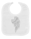 Single Right Angel Wing Design - Couples Baby Bib-Baby Bib-TooLoud-White-One-Size-Baby-Davson Sales