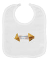 Sarcastic Fortune Cookie Baby Bib-Baby Bib-TooLoud-White-One-Size-Baby-Davson Sales
