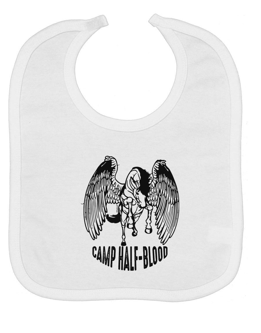 Camp Half-Blood Pegasus Baby Bib-Baby Bib-TooLoud-White-One-Size-Baby-Davson Sales