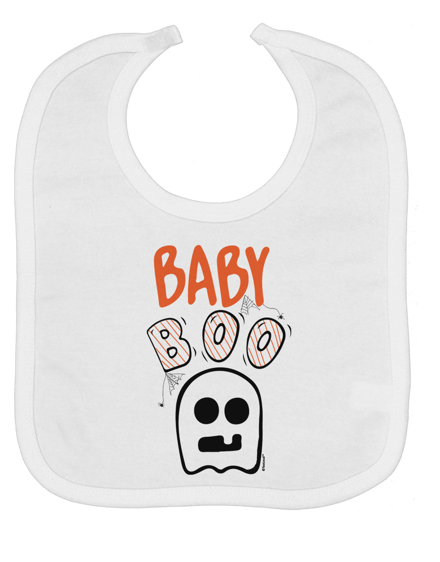 Baby Boo Ghostie Baby Bib-Baby Bib-TooLoud-White-One-Size-Baby-Davson Sales
