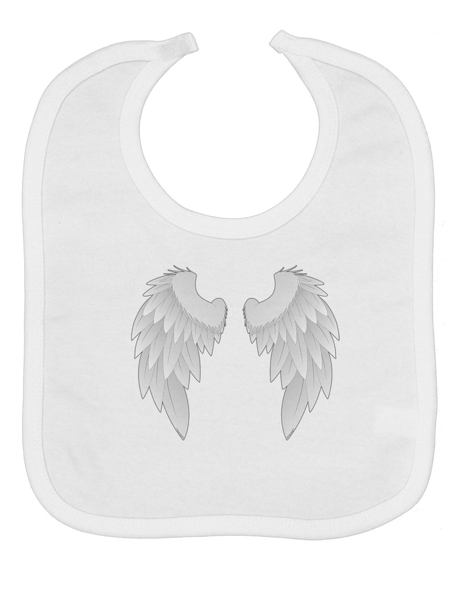 Epic Angel Wings Design Baby Bib-Baby Bib-TooLoud-White-One-Size-Baby-Davson Sales