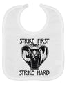 Strike First Strike Hard Cobra Baby Bib White Tooloud
