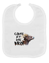 Come At Me Bro Big Horn Baby Bib-Baby Bib-TooLoud-White-One-Size-Baby-Davson Sales