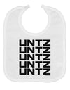 Untz Untz Untz Untz Untz EDM Design Baby Bib-Baby Bib-TooLoud-White-One-Size-Baby-Davson Sales