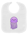 Cute Jellyfish Baby Bib by TooLoud-Baby Bib-TooLoud-White-One-Size-Baby-Davson Sales