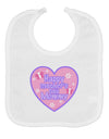 Happy Mother's Day Mommy - Pink Baby Bib by TooLoud-Baby Bib-TooLoud-White-One-Size-Baby-Davson Sales
