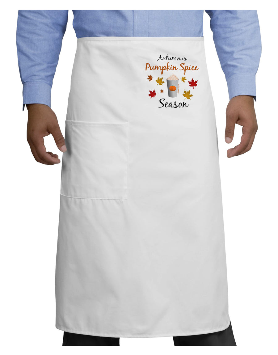 Pumpkin Spice Season Adult Bistro Apron-Bistro Apron-TooLoud-White-One-Size-Adult-Davson Sales