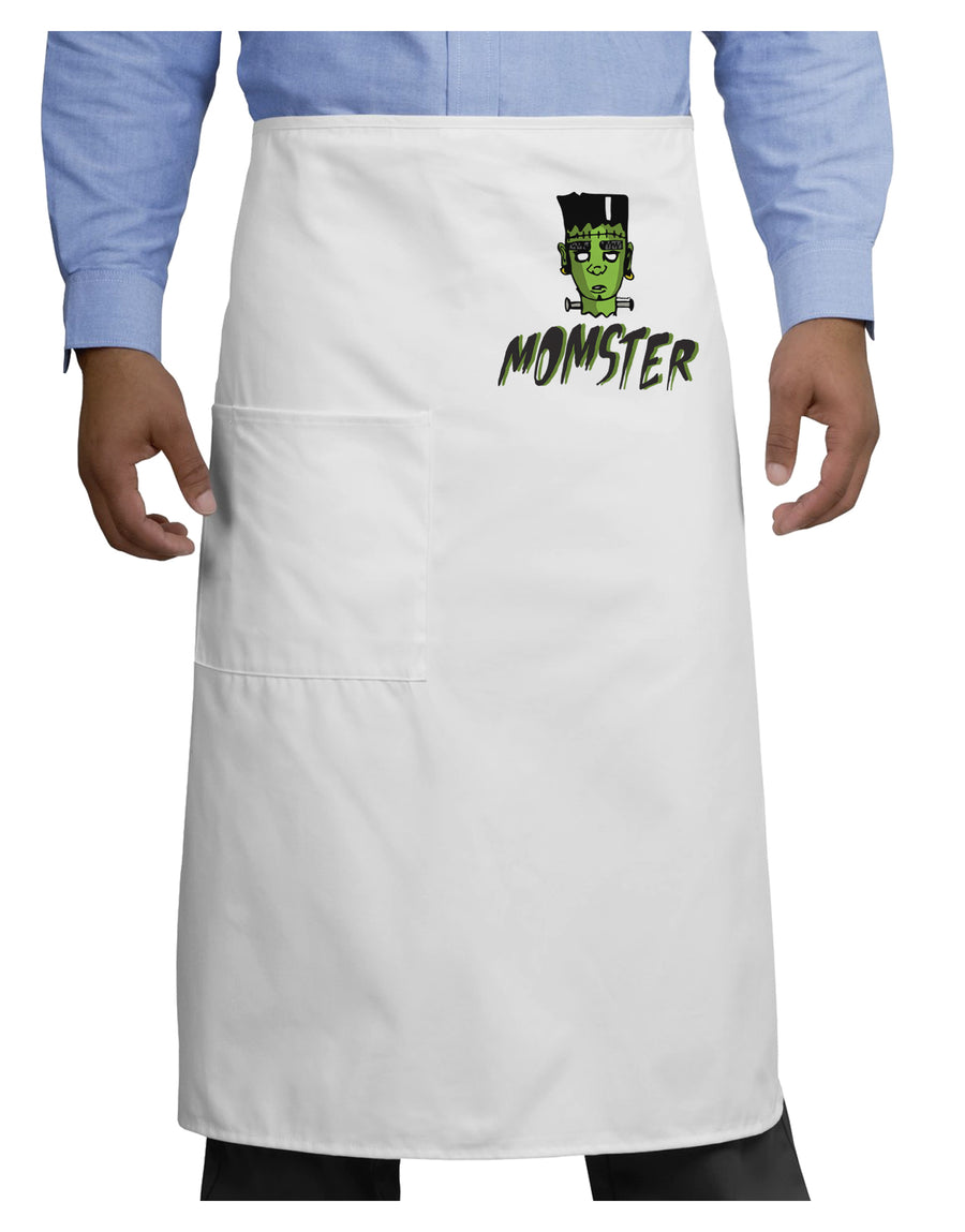 Momster Frankenstein Adult Bistro Apron-Bistro Apron-TooLoud-White-One-Size-Adult-Davson Sales