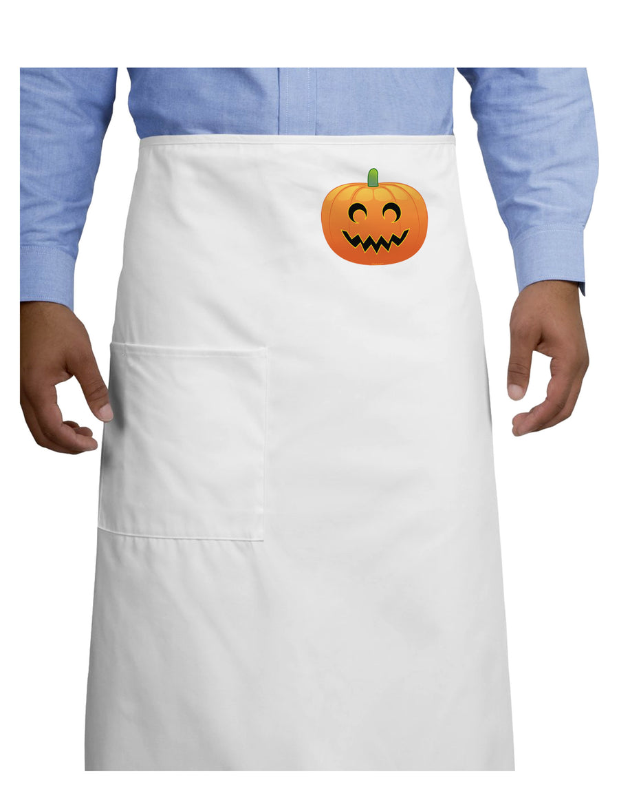 Jack-o-lantern Adult Bistro Apron-Bistro Apron-TooLoud-White-One-Size-Adult-Davson Sales