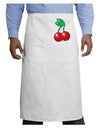 Cherries Adult Bistro Apron-Bistro Apron-TooLoud-White-One-Size-Adult-Davson Sales